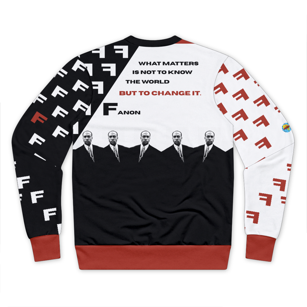 Mafga - Fanon - red Premium Cut and Sew Sublimation Unisex Sweatshirt