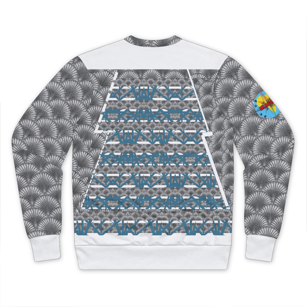 front (4) Premium Cut and Sew Sublimation Unisex Sweatshirt