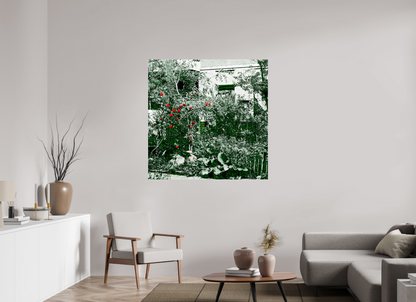 120 x 120 cm, Photo Print Under Acrylic Glass Rose bush