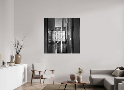 120 x 120 cm, Photo Print Under Acrylic Glass Glances of Power