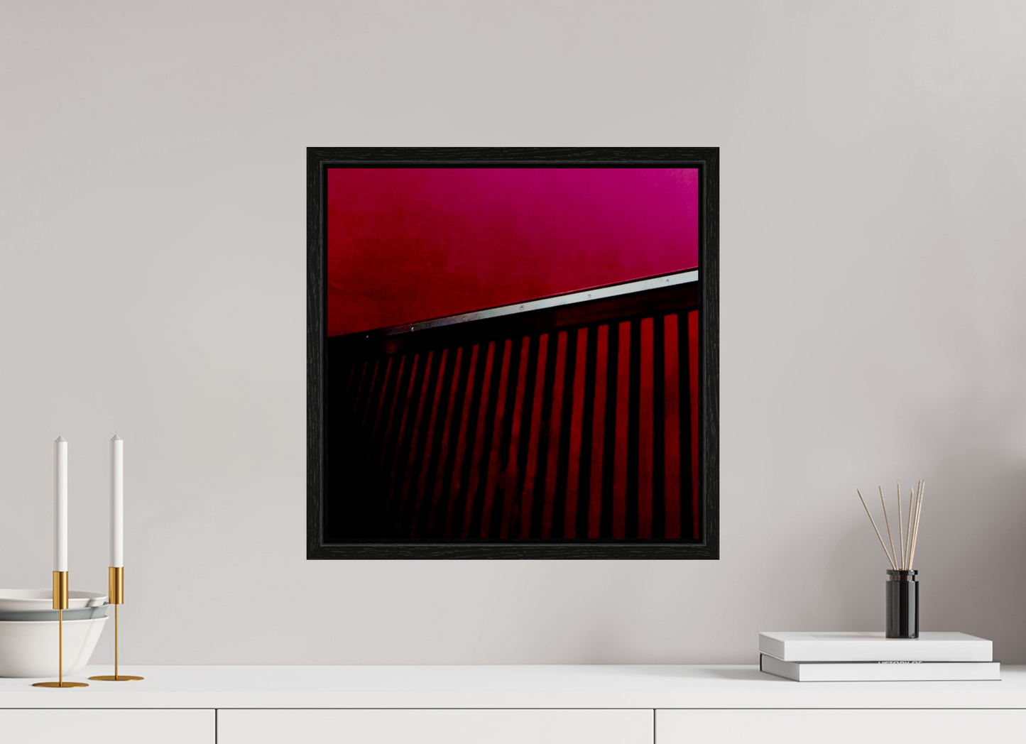40 x 40 cm, Floater Frame The Opening