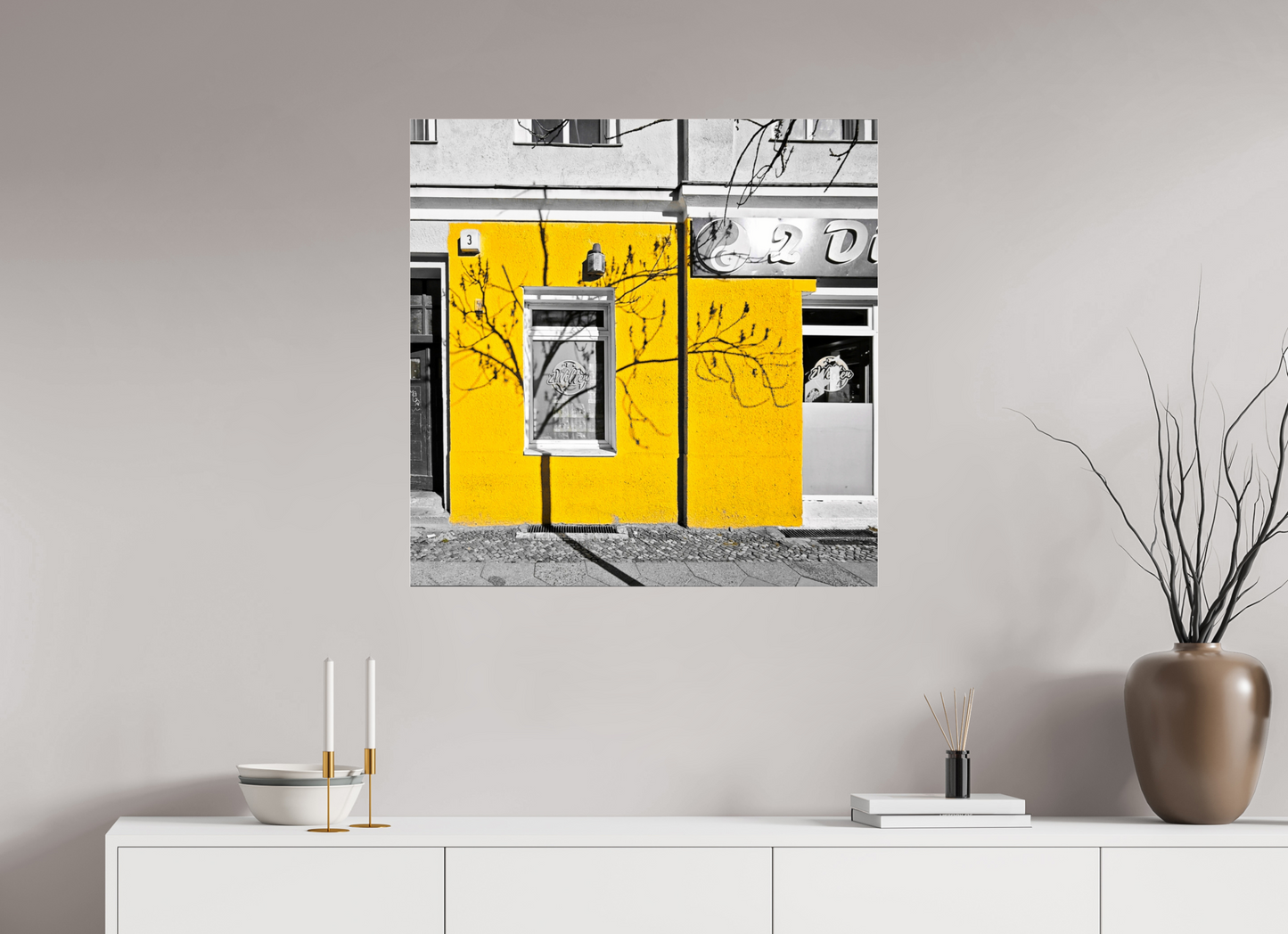 80 x 80 cm, Photo Print Under Acrylic Glass 2 Welten