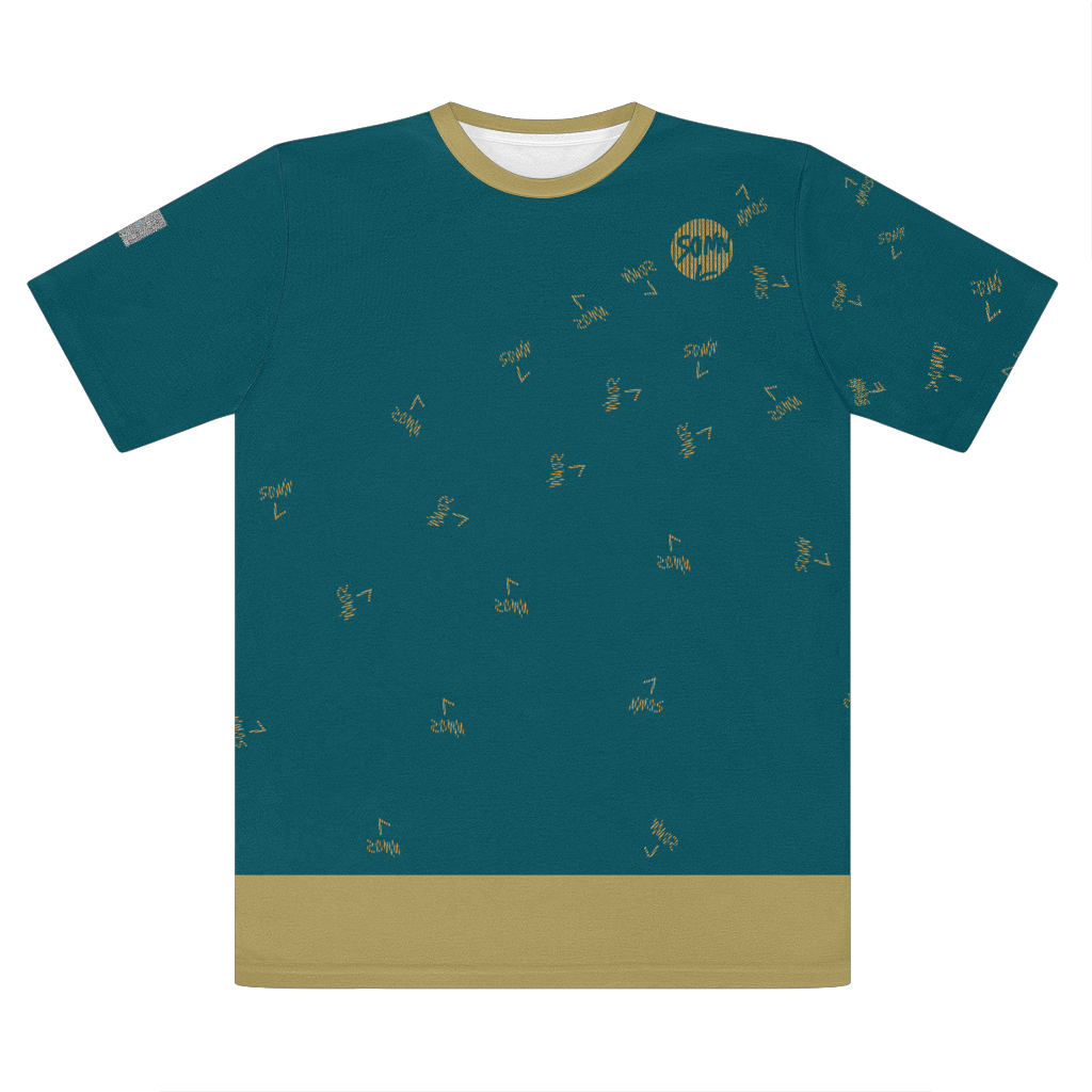 Golden Petrol Premium Cut and Sew Sublimation Unisex T-Shirt