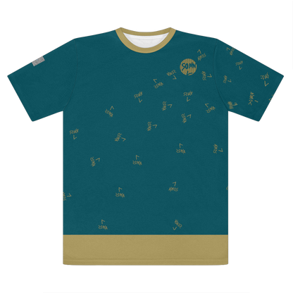 Golden Petrol Premium Cut and Sew Sublimation Unisex T-Shirt