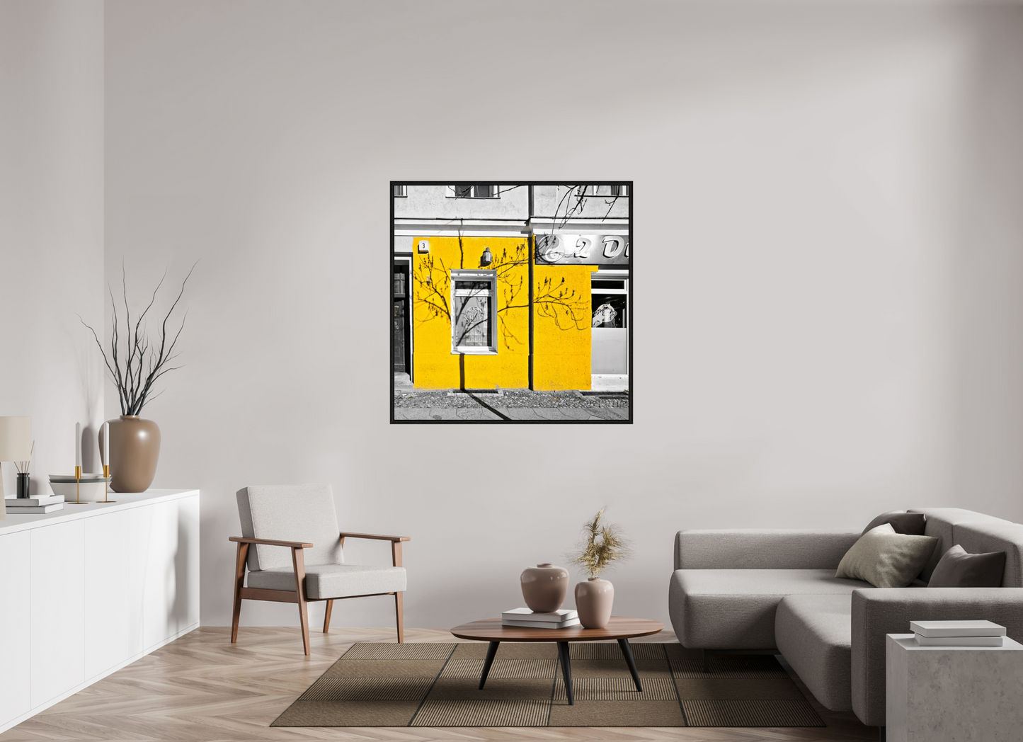 120 x 120 cm, Floater Frame 2 Welten