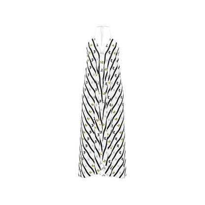 Rückenfreies Kleid mit Neckholder