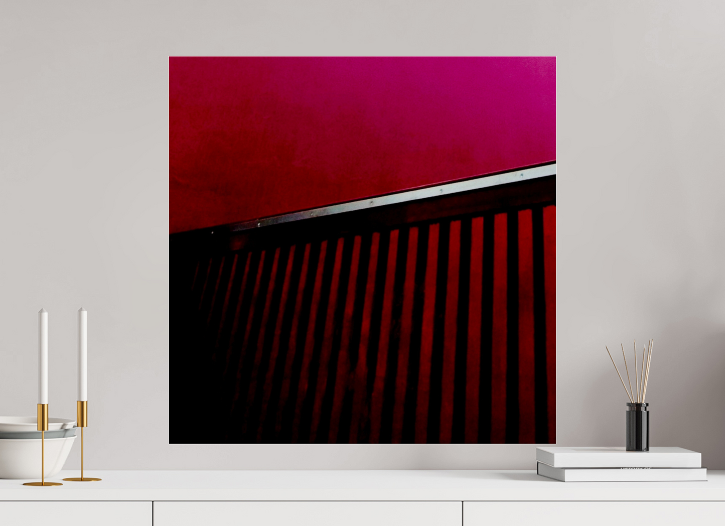 60 x 60 cm, Photo Print Under Acrylic Glass The Opening