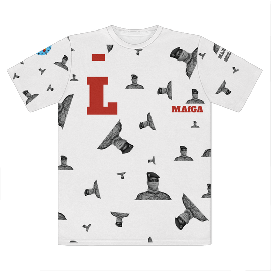 Mafga - Traore Pattern - white Premium Cut and Sew Sublimation Unisex T-Shirt