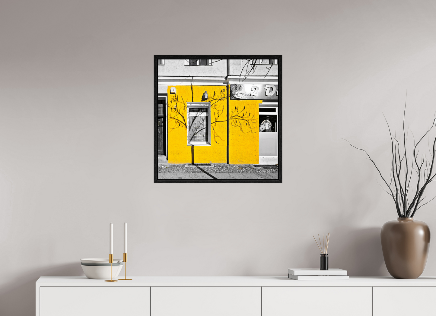 60 x 60 cm, Floater Frame 2 Welten