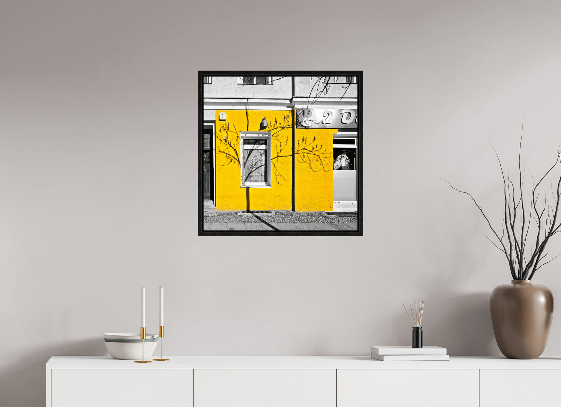 60 x 60 cm, Floater Frame 2 Welten