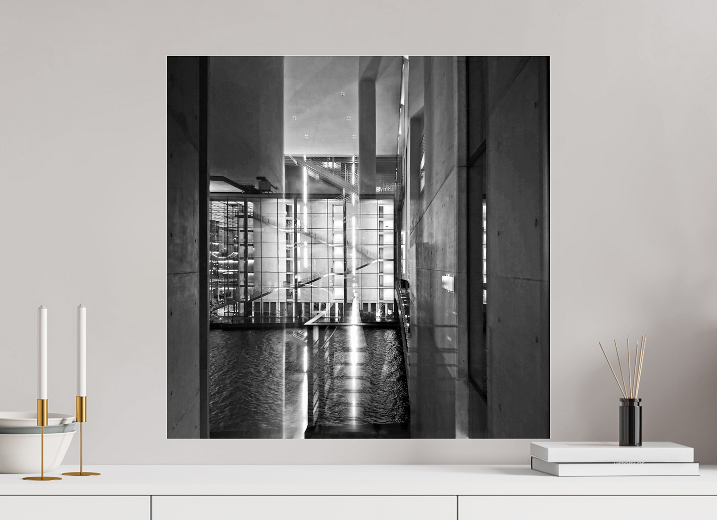 60 x 60 cm, Photo Print Under Acrylic Glass Glances of Power