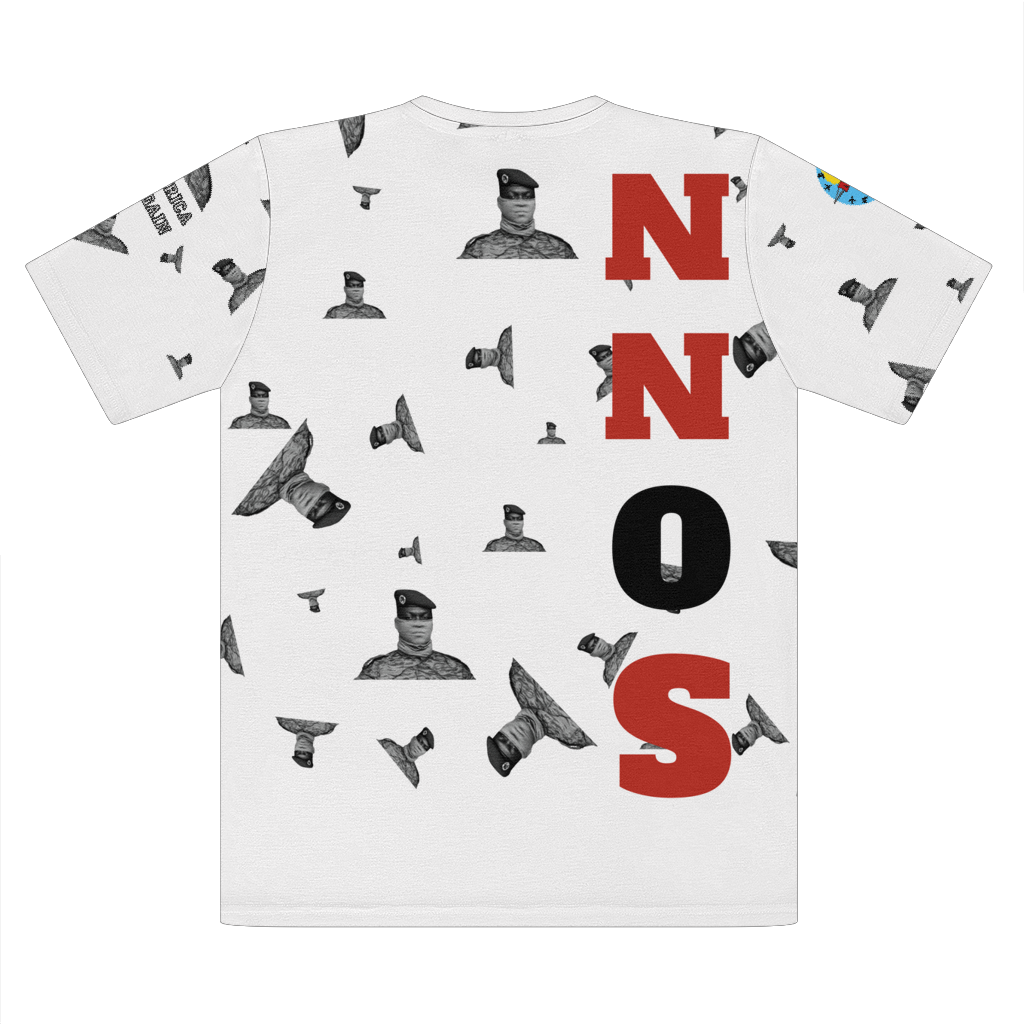 Mafga - Traore Pattern - white Premium Cut and Sew Sublimation Unisex T-Shirt