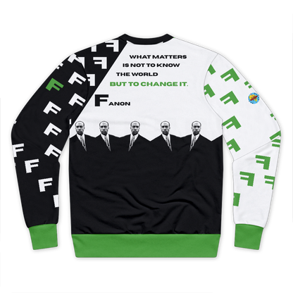 Mafga - Fanon - green Premium Cut and Sew Sublimation Unisex Sweatshirt