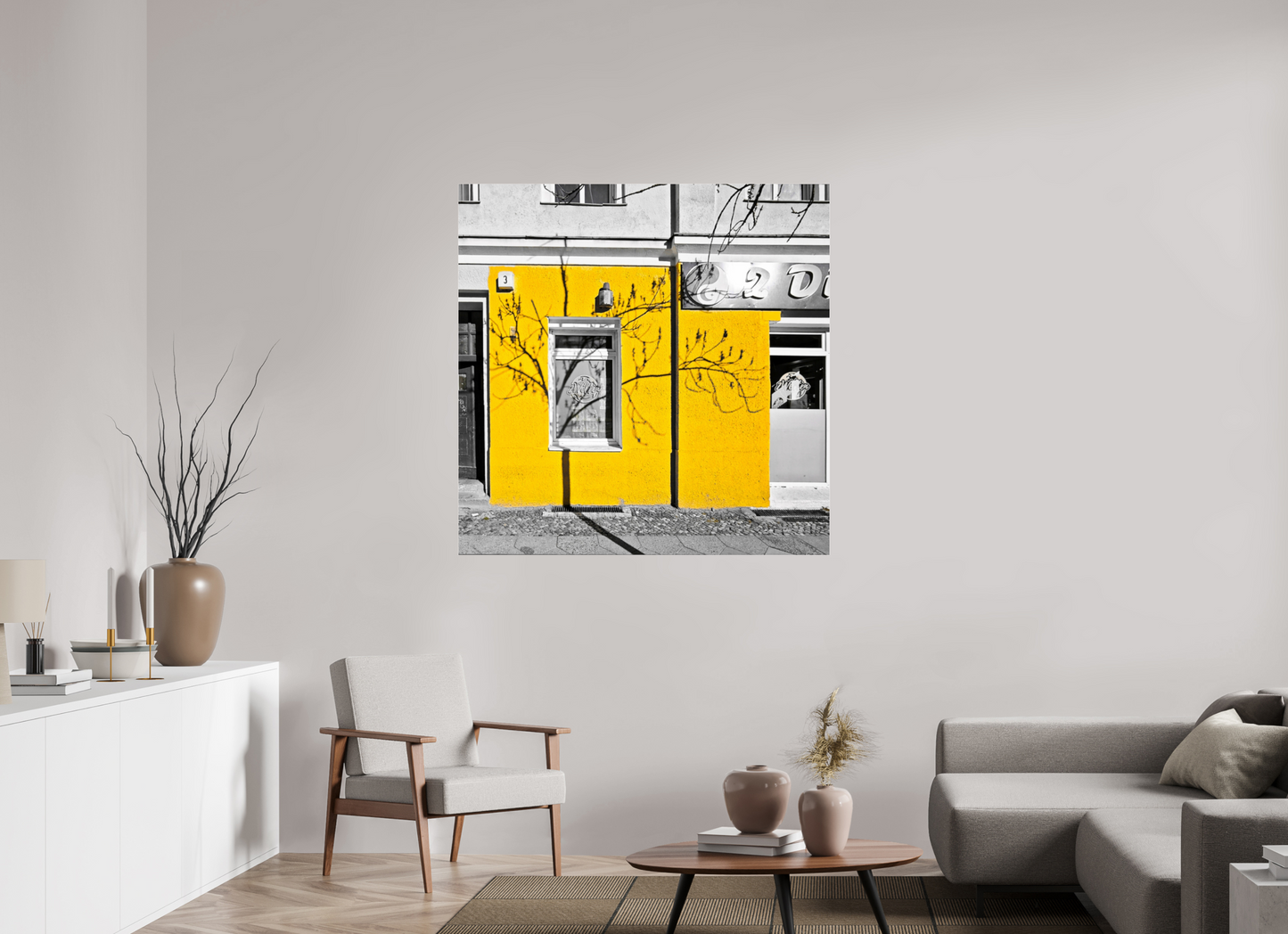 120 x 120 cm, Photo Print Under Acrylic Glass 2 Welten