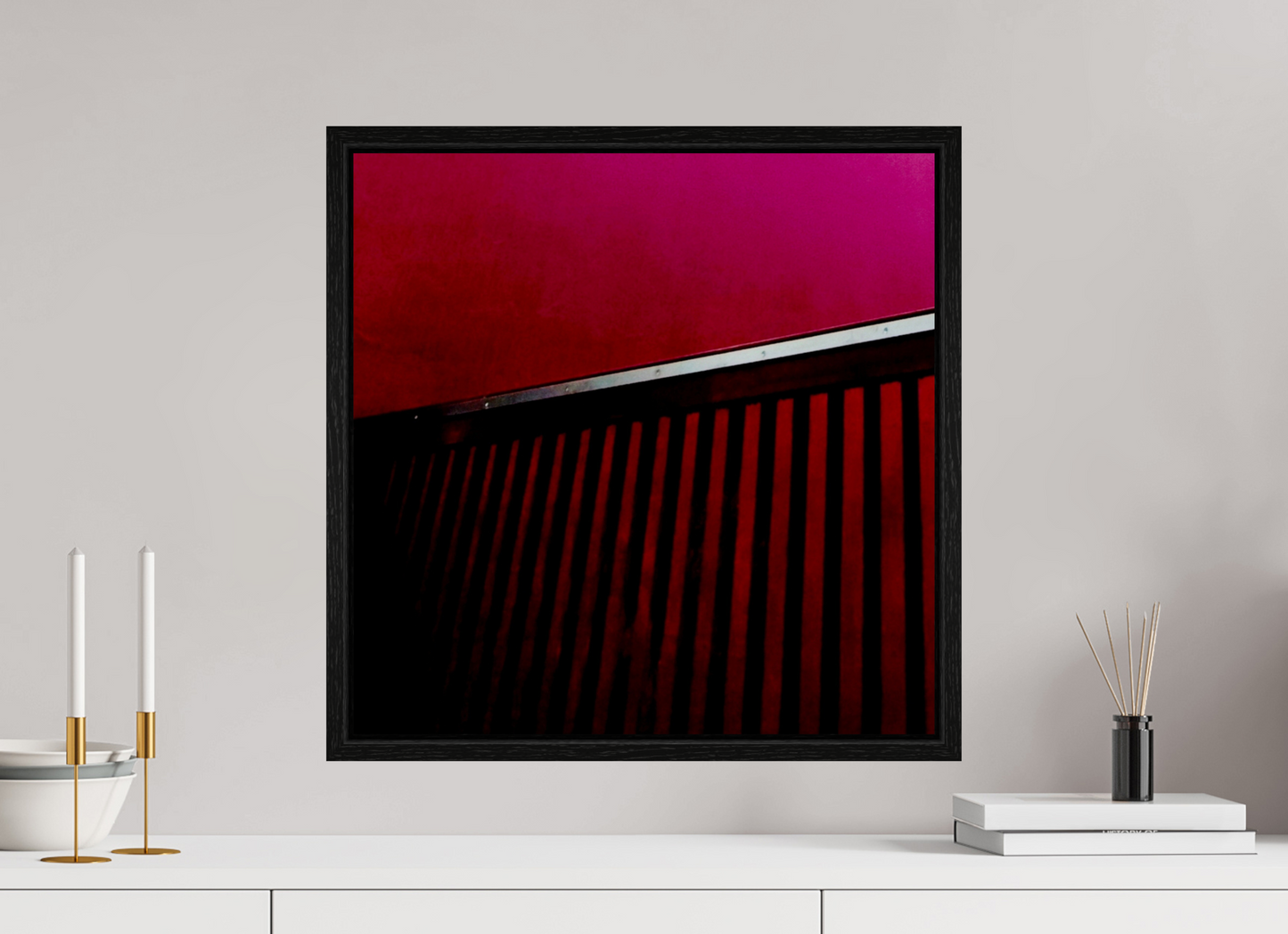 50 x 50 cm, Floater Frame The Opening
