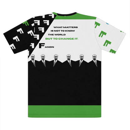 Mafga - Fanon - green Premium Cut and Sew Sublimation Unisex T-Shirt