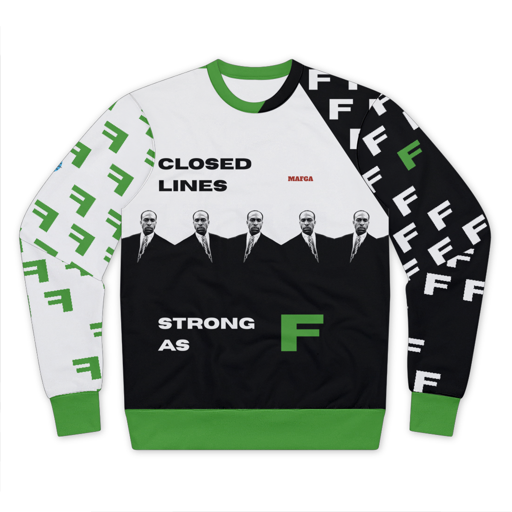 Mafga - Fanon - green Premium Cut and Sew Sublimation Unisex Sweatshirt